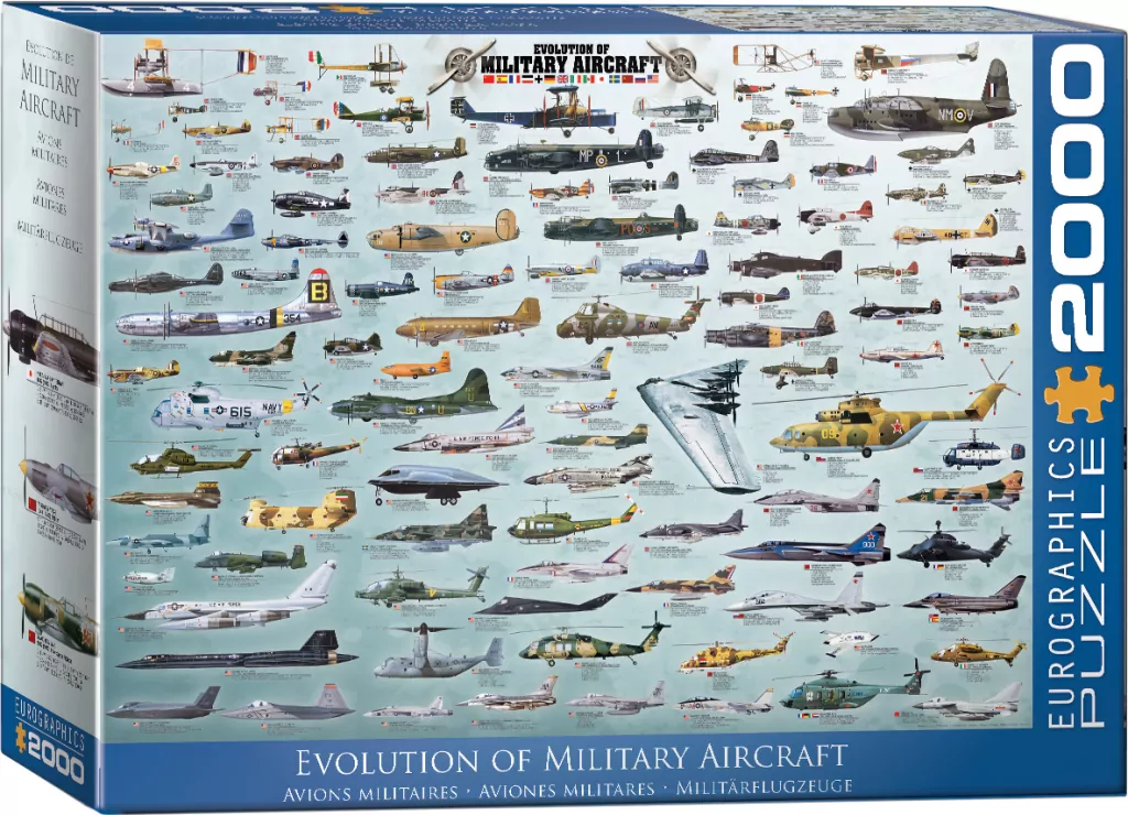 Puzzle 2000. Evolution of Military Aircraft - tantis.pl