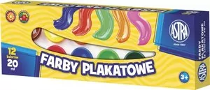 Farby Plakatowe 12 kolorów - tantis.pl