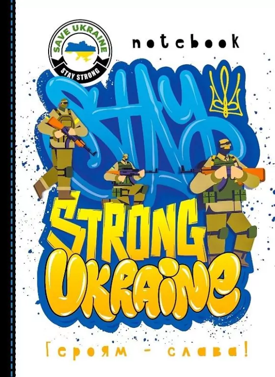 Notatnik ozdobny A5/64K kratka TW Strong siła - tantis.pl