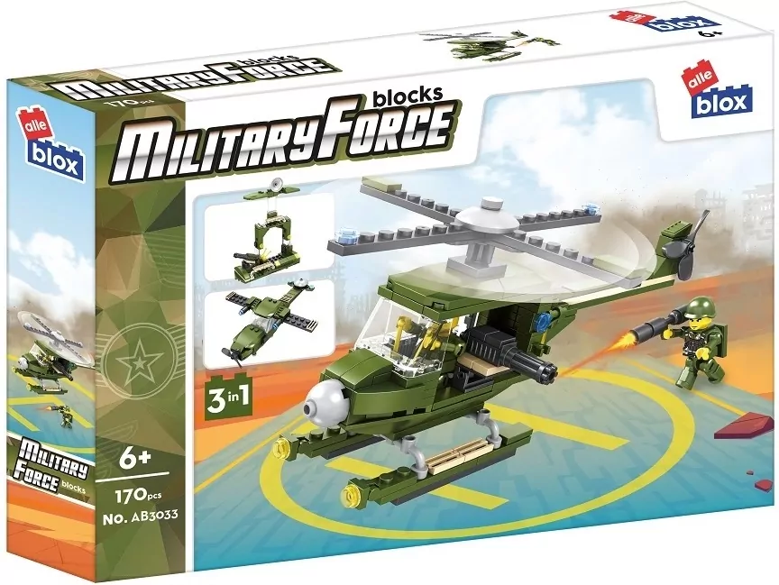 Klocki konstrukcyjne Wojsko ALLEBOX - tantis.pl