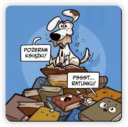 Magnes na lodówkę Pożeram książki - tantis.pl