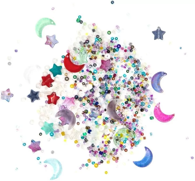 Koraliki szklane galaxy sparkle 40g - tantis.pl