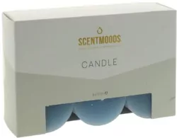 Rustykalna świeca w kolorze Grey 5x5cm