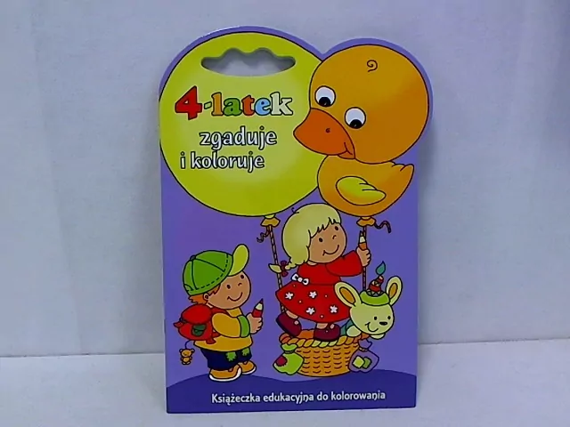 4 latek zgaduje i koloruje - tantis.pl