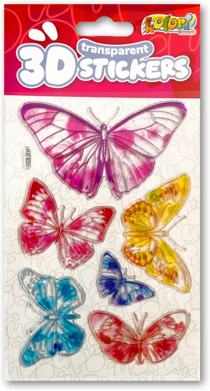 Naklejki 3D Transparent Six Butterflies - tantis.pl