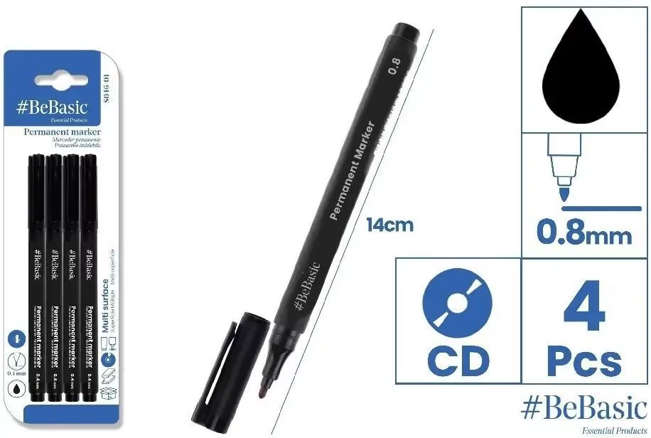 Marker permanentny czarny - tantis.pl