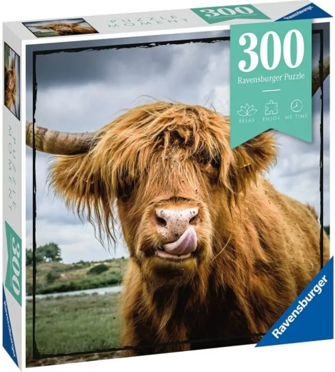 Puzzle 300. Szkocka krowa - tantis.pl
