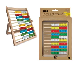 Liczydło drewniane z podstawką. BB Kids