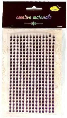 Stiker z kryształkami 4mm fioletowy - tantis.pl