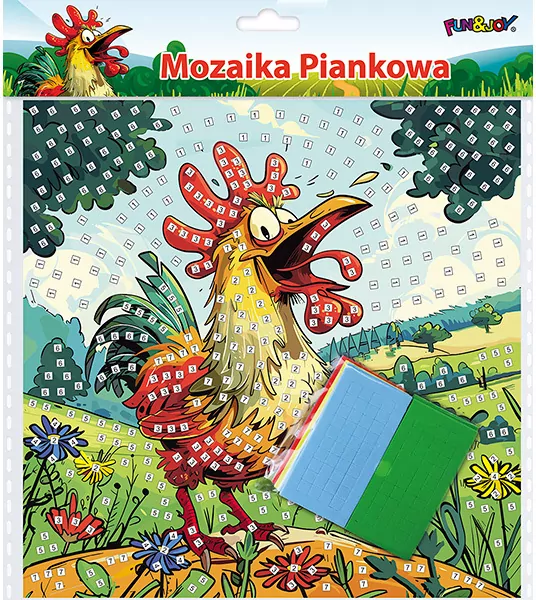 Mozaika piankowa kogut 25x25cm - tantis.pl