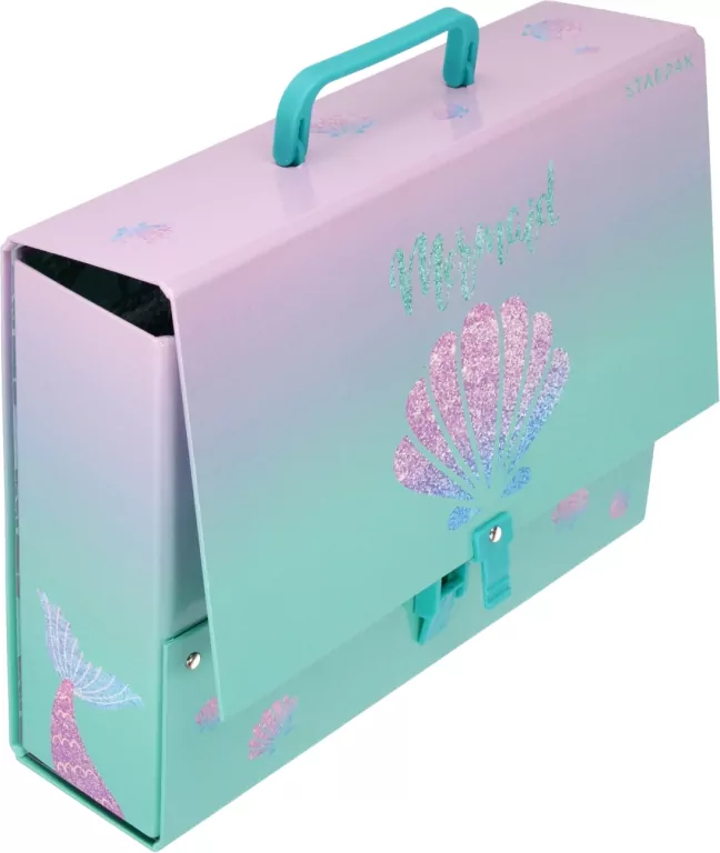 Teczka z rączką A4/95mm Shell - tantis.pl