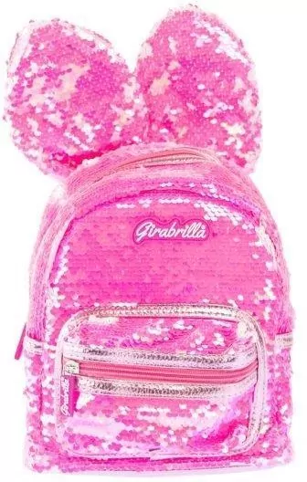 Girabrilla plecak cekinowy króliczek róż - tantis.pl