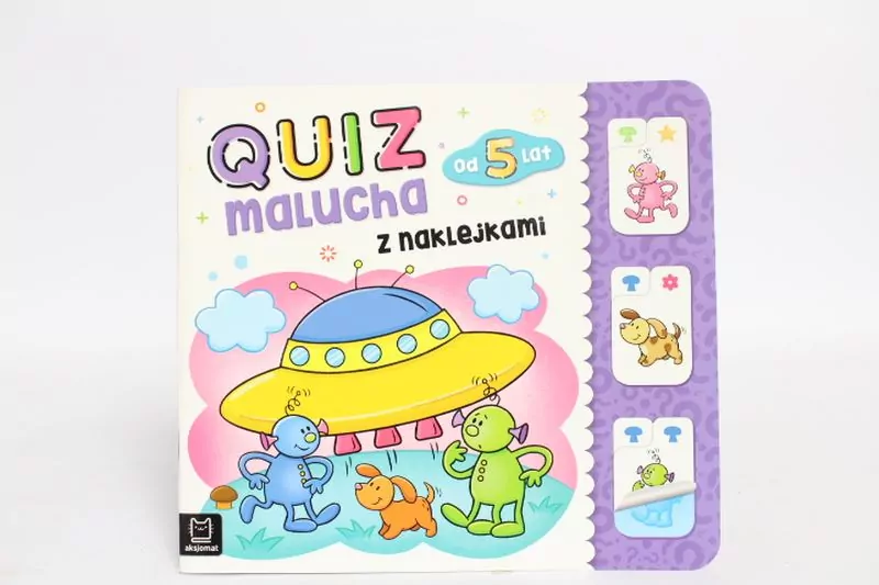 Quiz malucha z naklejkami. Od 5 lat - tantis.pl