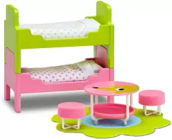Meble do pokóju dziecięcego domku dla lalek