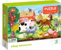 Puzzle 60 elementów. Wiejska przygoda - tantis.pl