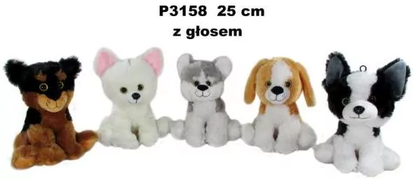 Pies z głosem 25cm MIX - tantis.pl