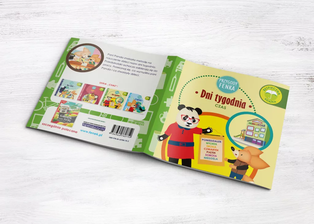 Dni tygodnia. Czas. Przygody Fenka - tantis.pl