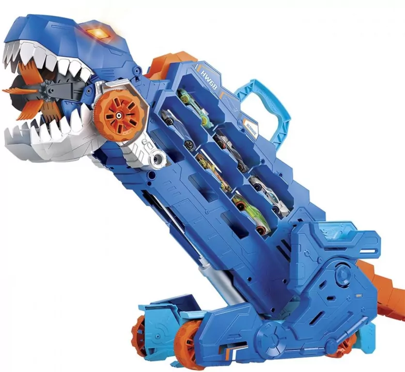 Hot Wheels. City T-Rex Mega Transporter - tantis.pl
