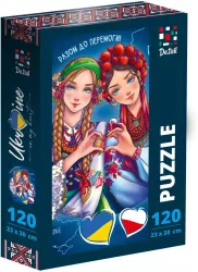Puzzle 120 Ukraina i Polska