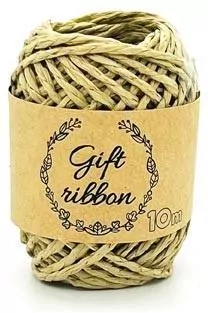 Sznurek papierowy 10mx2mm beżowy