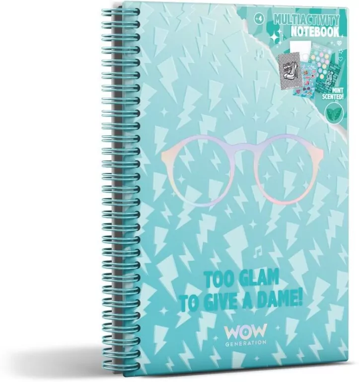Notatnik A5 Projektantka Annie zapachowy z naklejkami WOW00146 - tantis.pl