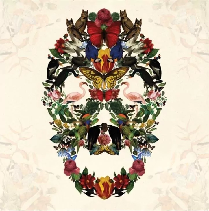 Karnet kwadrat z kopertą Skull of Life - tantis.pl