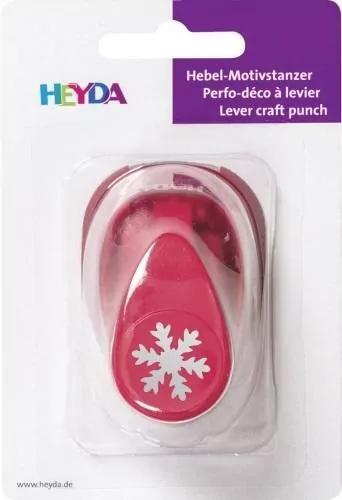 Dziurkacz ozdobny średni 17mm Śnieżynka - tantis.pl