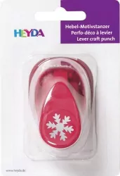 Dziurkacz ozdobny średni 17mm Śnieżynka