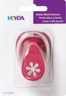 Dziurkacz ozdobny średni 17mm Śnieżynka