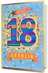 Karnet Urodziny Osiemnastka