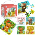 Puzzle 4w1. Z wiewiórką przez cztery pory roku - tantis.pl