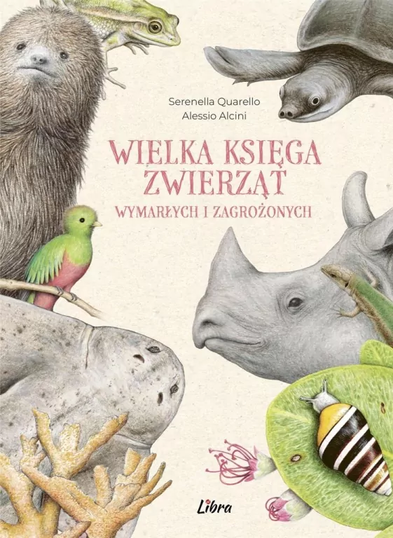 Wielka księga zwierząt wymarłych i zagrożonych - tantis.pl
