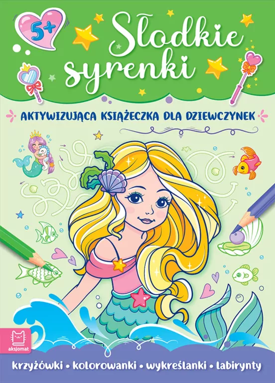 Słodkie syrenki. Aktywizująca książeczkadla - tantis.pl