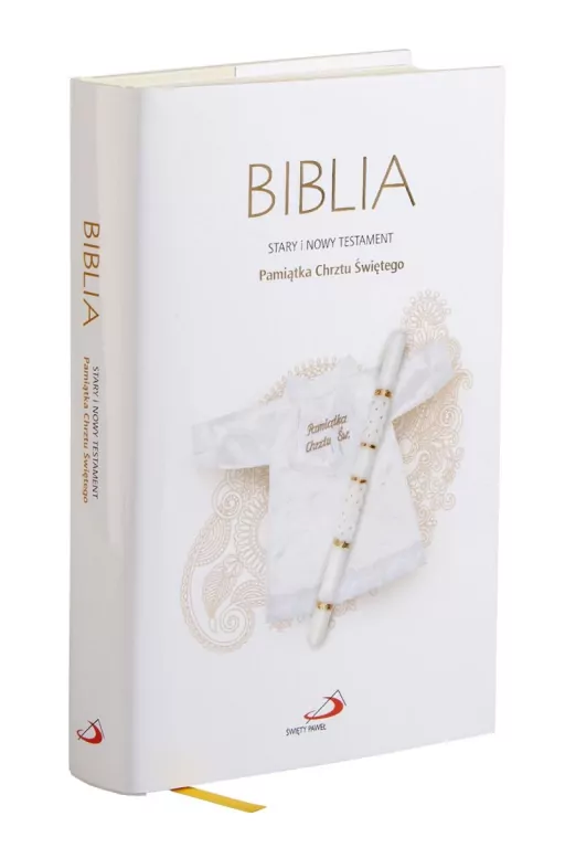Biblia. Stary i Nowy Testament. Pamiątka Sakramentu Chrztu Świętego - tantis.pl