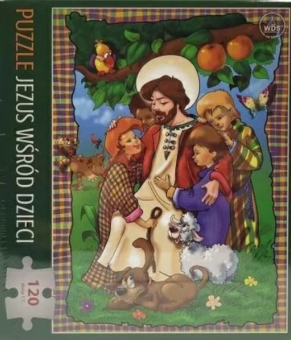 Puzzle 120. Jezus wśród dzieci - tantis.pl