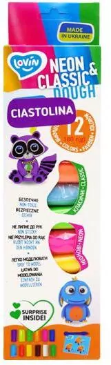 Zestaw do modelowania z ciastem 12 kolorów - tantis.pl