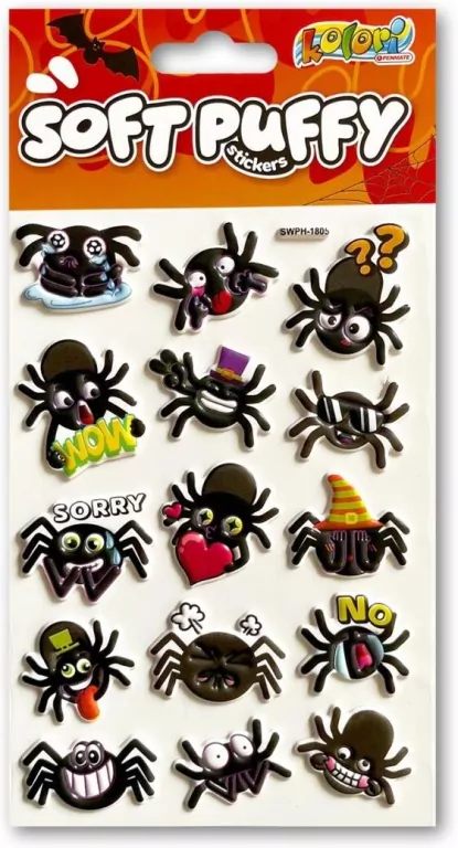 Naklejki puffy Spiders - tantis.pl