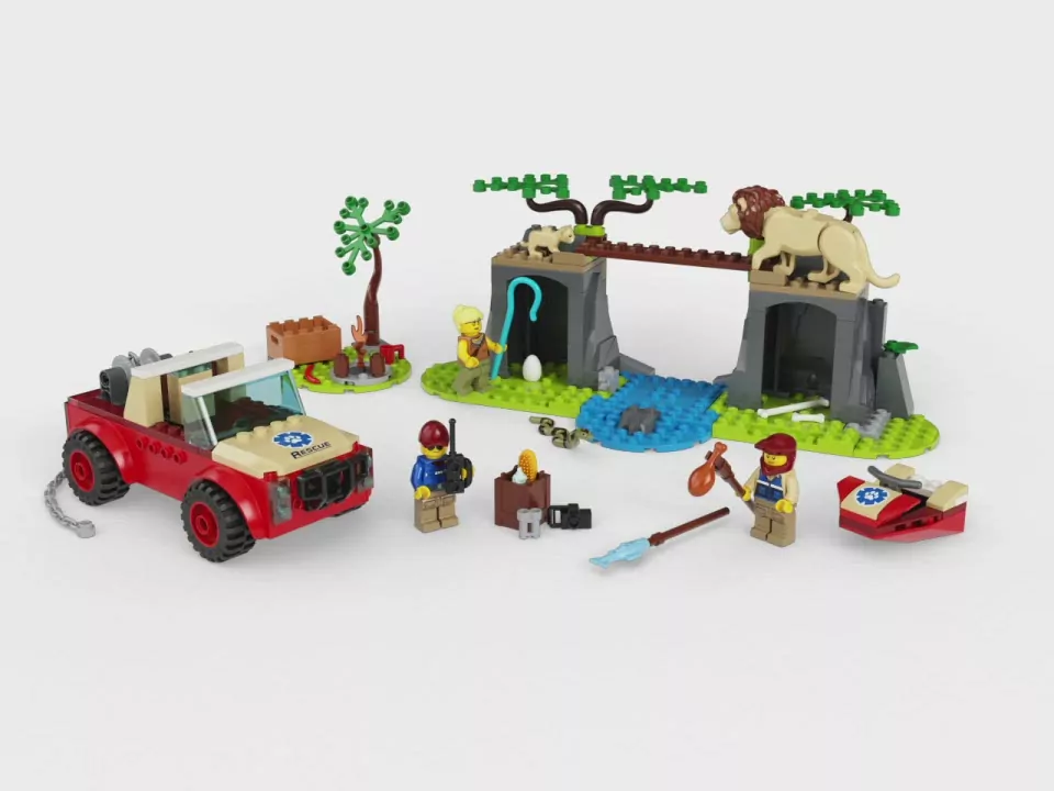 LEGO® City. Terenówka ratowników dzikich zwierząt. 60301 - tantis.pl