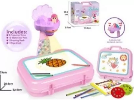 Projektor Syrenka z walizką - tantis.pl
