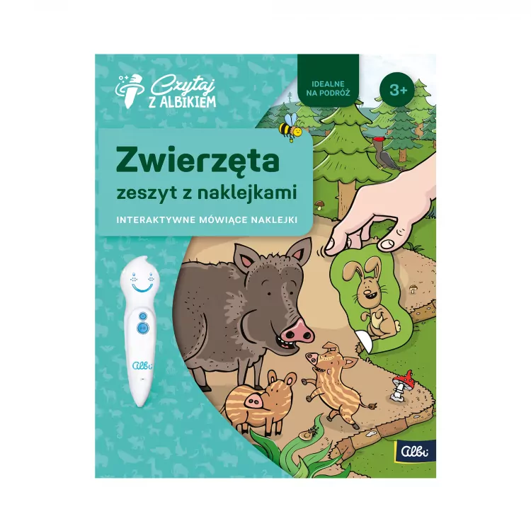Zwierzęta. Zeszyt z naklejkami. Czytaj z Albikiem - tantis.pl