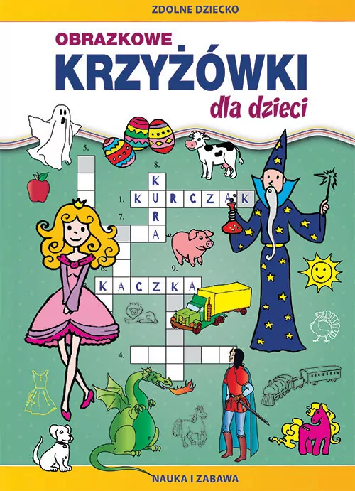 Obrazkowe krzyżówki dla dzieci - tantis.pl