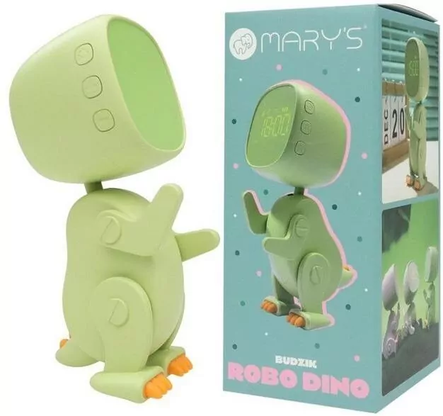 Budzik robo dino zielony - tantis.pl