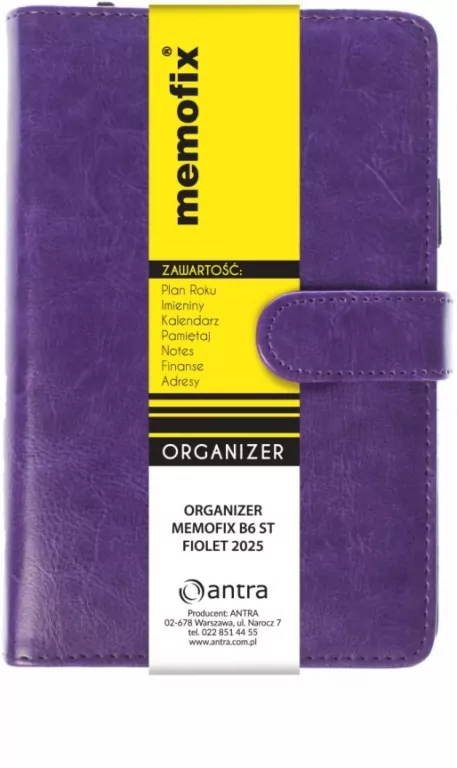 Organizer Memofix 2026 B6 ST fioletowy - tantis.pl