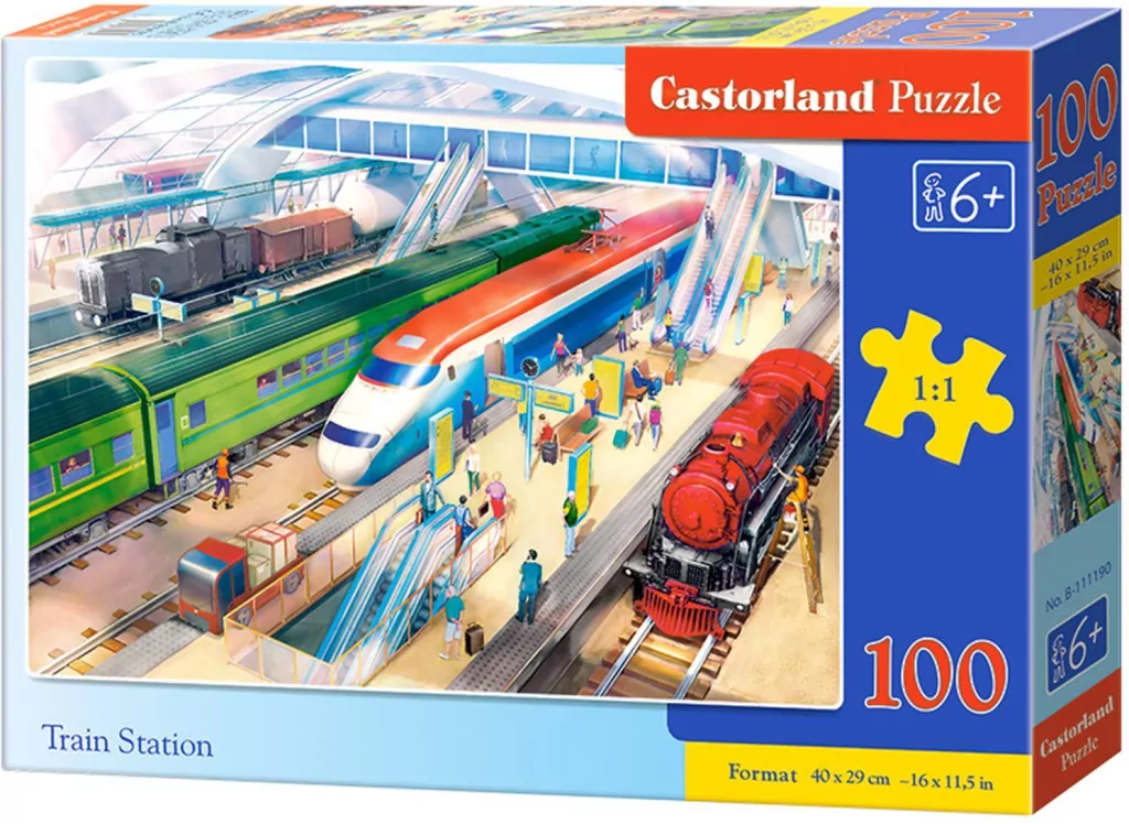 Puzzle 100 Train Station - tantis.pl