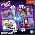 Trefl. Puzzle 4w1. W głowie się nie mieści 2 - tantis.pl