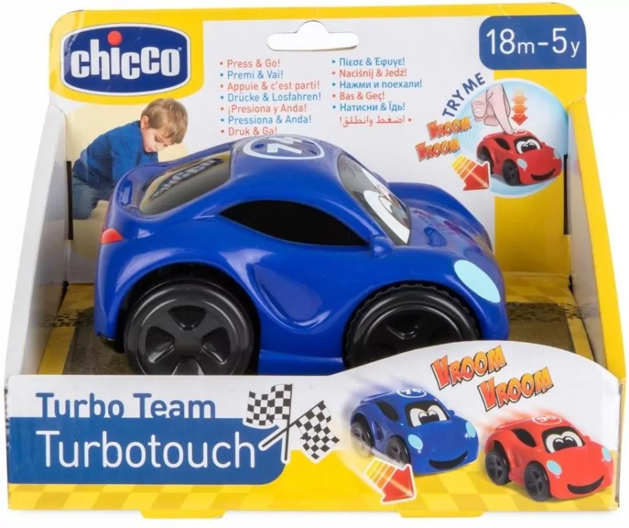 Samochód Turbo Touch Niebieski - tantis.pl