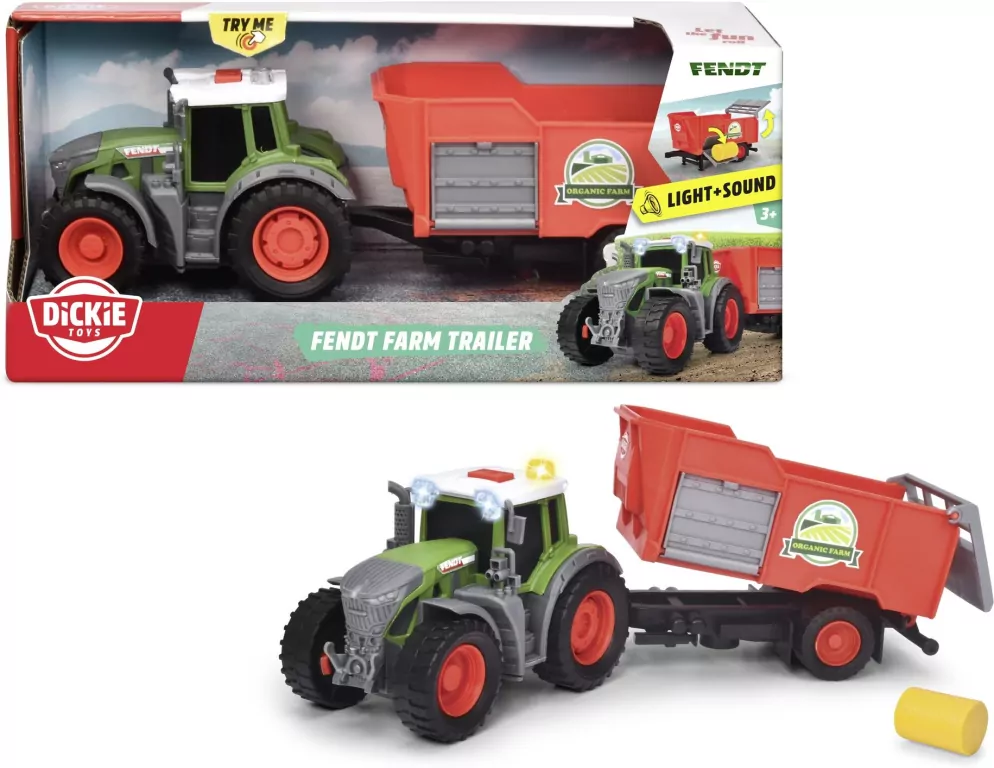 Traktor z przyczepą 26cm - tantis.pl