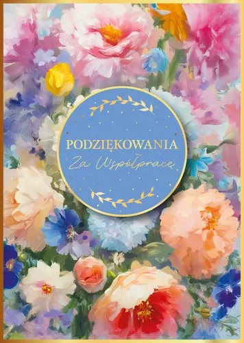 Karnet Podziękowania za współprace - tantis.pl