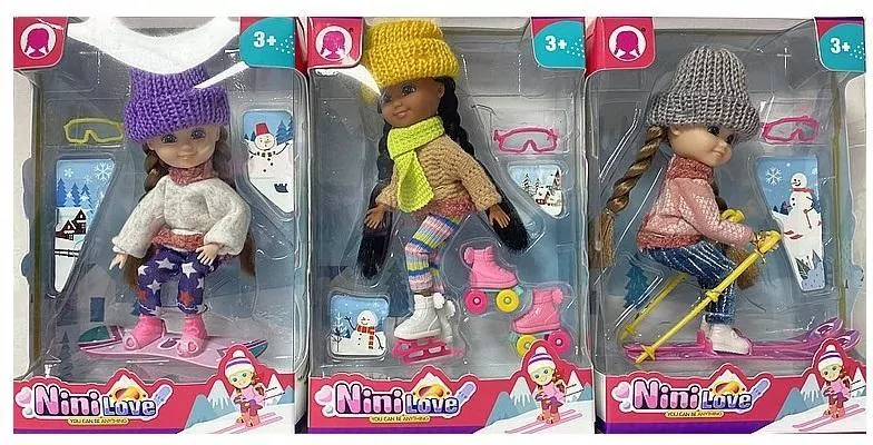 Lalka 15cm z akcesoriami MIX - tantis.pl