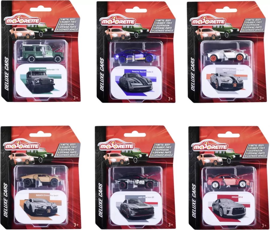 Majorette Pojazdy Deluxe 6 rodzajów - tantis.pl